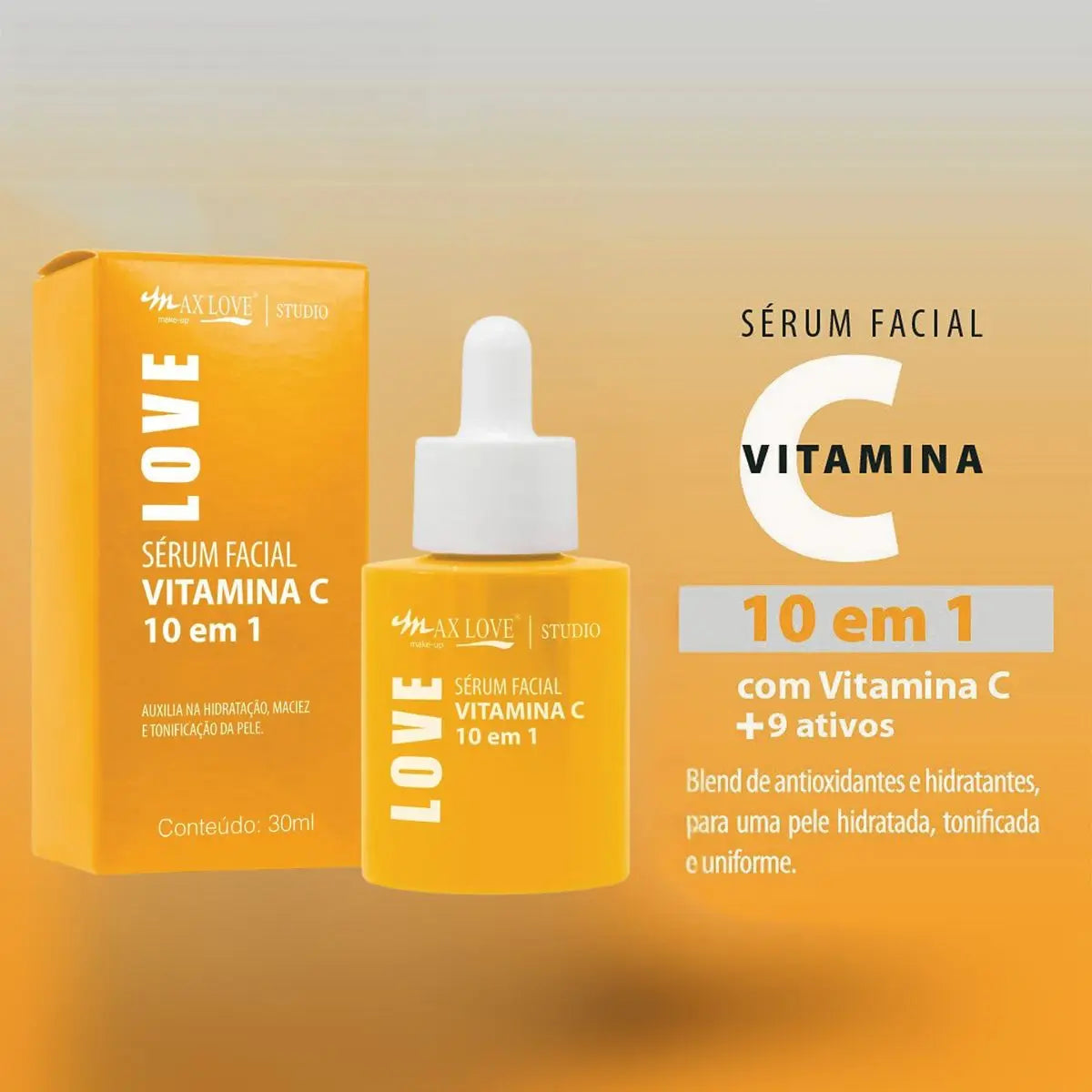 Vitamin C 10 in 1 Facial Serum-Max Love